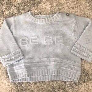 Bebe baby blue sweater unisex